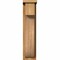 Ekena Millwork Del Monte Rough Sawn Corbel w/Backplate, Western Red Cedar, 6"W x 10"D x 26"H COR06X10X26DEL01RWR - alternate 4